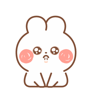 24 Cute little rabbit emoji gif