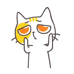 16 Big-eyed cat emoji gif