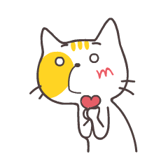 16 Big-eyed cat emoji gif