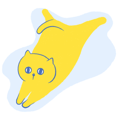 16 Cute cartoon cat emoji gif