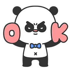 24 Arrogant panda emoji gif free download