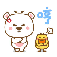 15 Comic bear emoji gif
