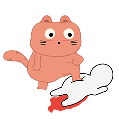 24 Jumping cat emoji gif
