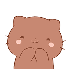 24 Chocolate cat emoji gif