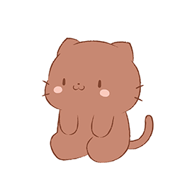 24 Chocolate cat emoji gif