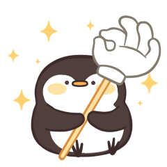 24 Penguin emoji gif