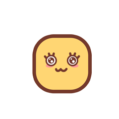20 Cute little square emoji gif