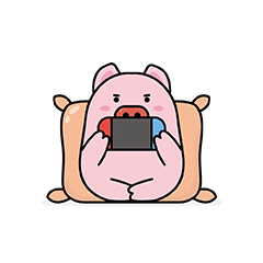 24 Pink little pig emoji