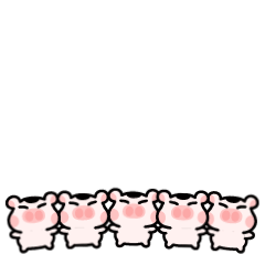26 Pig girl emoji gifs