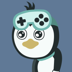 16 The penguin emoji gif