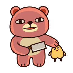 16 Lovely bear emoji gif