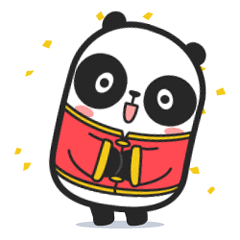 24 Big – eyed panda emoji Penka gif