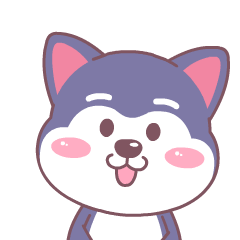24 Lovely Husky emoji Dog Emoticons