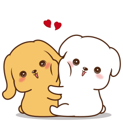 23 Cute puppy emoji gif