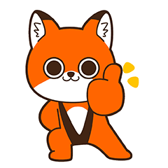 24 Cute little fox emoji gif