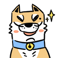16 Cute stray dog emoji