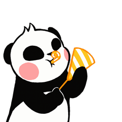 16 Lovely giant panda emoji gifs