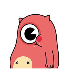 24 One-eyed beast - BoomChaCha Emoji Gifs