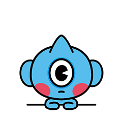24 One-eyed beast - BoomChaCha Emoji Gifs