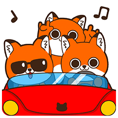 16 Cute little Fox Emoji Gif