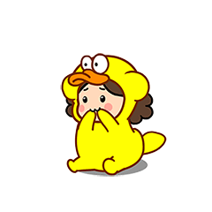 24 I'm a duck emoji gif