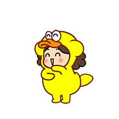 24 I'm a duck emoji gif