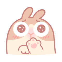 24 Web celebrity rabbit emoji gif
