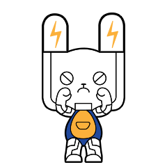 24 Square rabbit emoji gifs