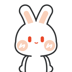 20 Lovely rabbit BonBon Emoji Gifs
