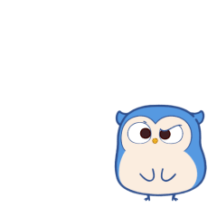 16 Lovely owl emoji gifs