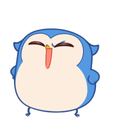 16 Lovely owl emoji gifs