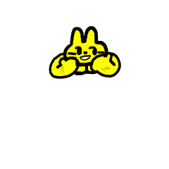 “Yellow Rabbit Kaka Q Meng Daily dynamic emoji package” Huang tu kaka
