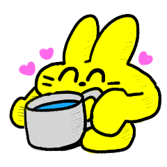Yellow rabbit Kaka Daily dynamic meme Emoji gifs