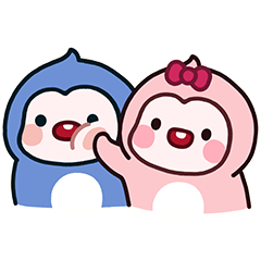23 Cute penguin emoji gifs